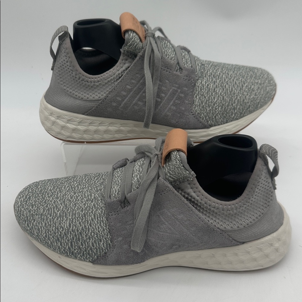 New Balance  Womens Fresh Foam Cruz WCRUZOG Gray Running Shoes Sneakers 8.5B